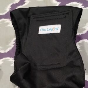 Paw Legend Black Dog Diaper 2 pack